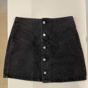 Dee Elle black denim mini skirt